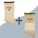 Gripsokken voor reformer pilates met tekst 'Here for the booty' thumbnail