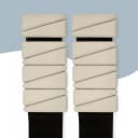 Beige enkel- en polsgewichten 2x900g verstelbaar ManaMove thumbnail