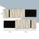 Comfortabele beige enkel- en polsgewichten met sterke klittenbandsluiting thumbnail
