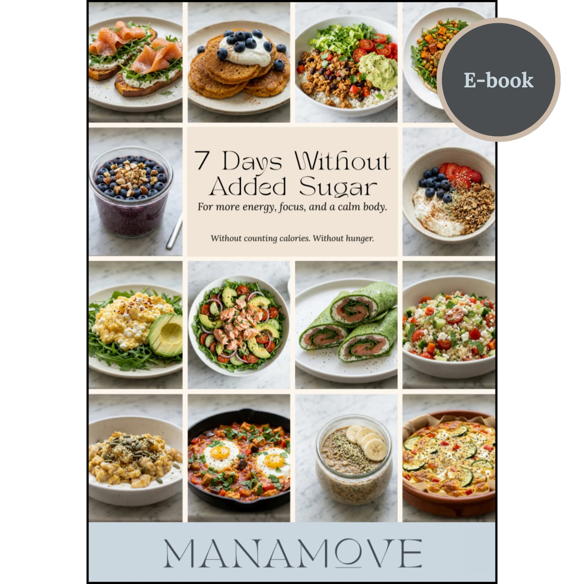 7 Days Without Added Sugar E-book Cover
