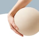 Beige 20cm Pilates bal voor yoga, core-training en stabiliteit thumbnail