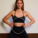 Beige Pilates resistance ring 35cm voor studio-kwaliteit training ManaMove thumbnail