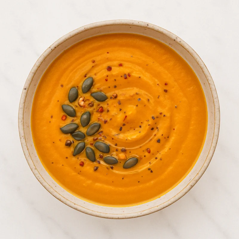 Eiwitrijke pompoensoep