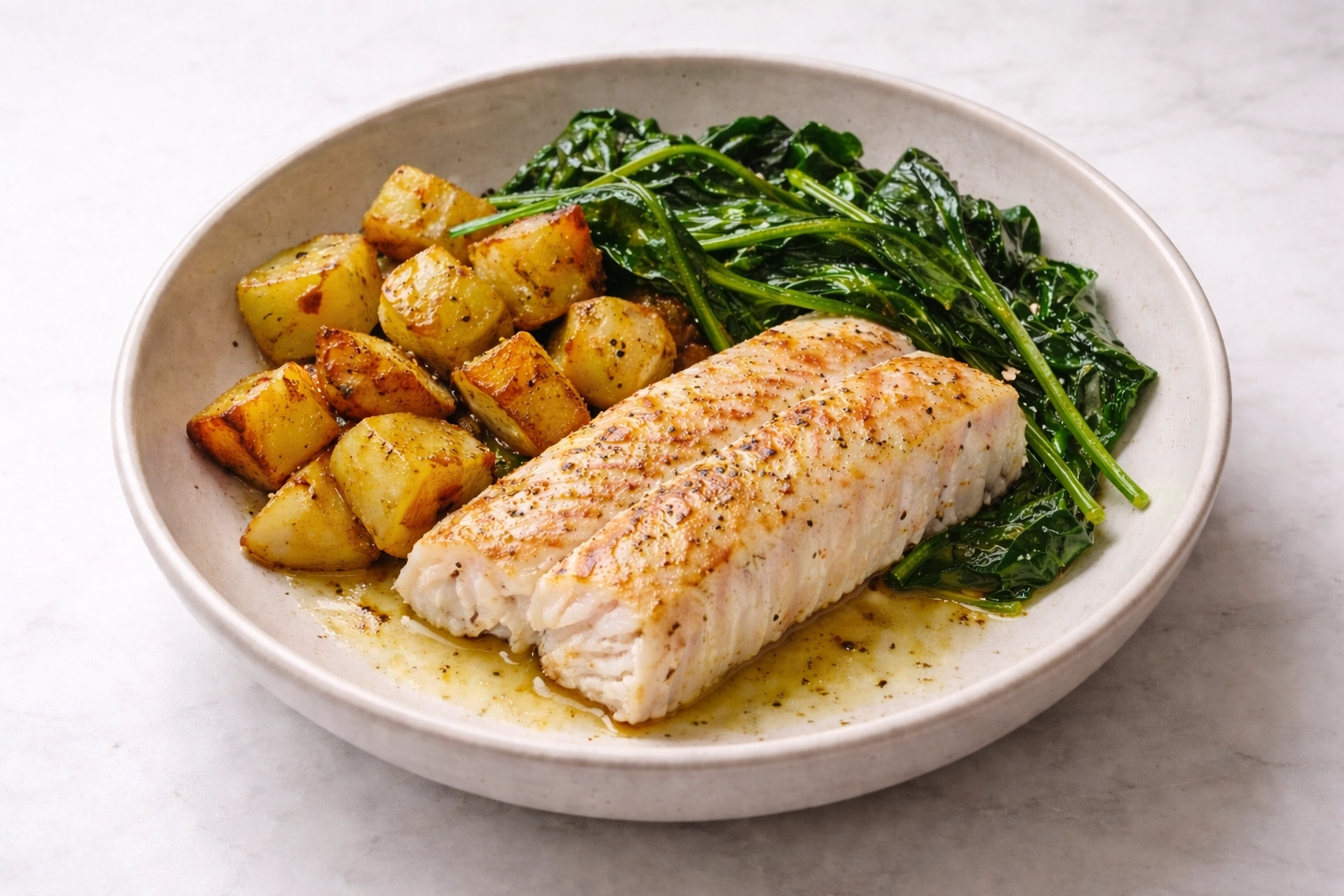 gezonde maaltijd vis aardappels